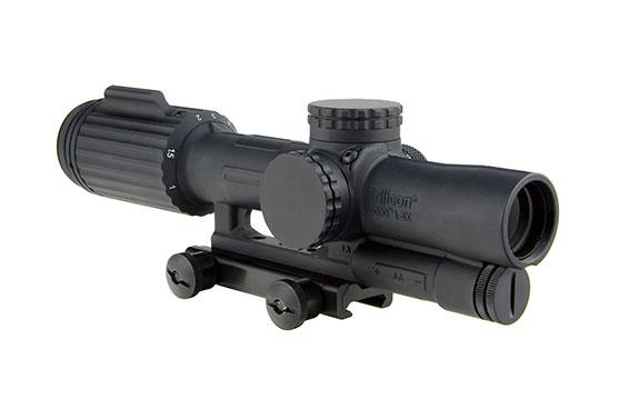 Trijicon VCOG Rifle Scope - 1-6x24mm Green Segment Circle/Crosshair MIL Govt Reticle w/ThumbScrew Mt