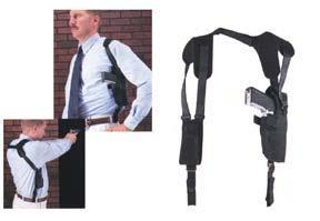 Uncle Mike's Pro-Pak Horizontal Shoulder Holster for 4.5-5.5" Large Autos