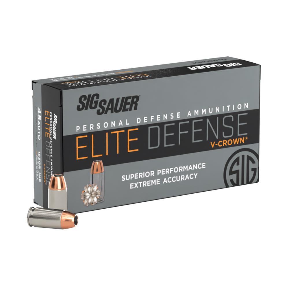 Ammo 45 ACP 230gr Elite V-Crown JHP - Box of 50