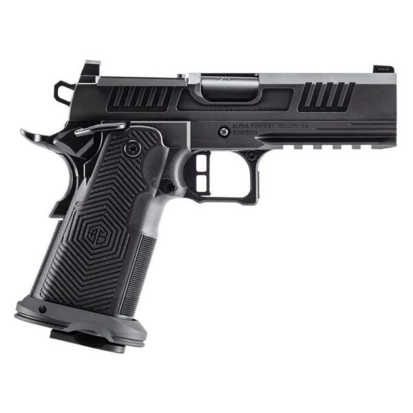 Alpha Foxtrot 1911 Romulus 10mm Auto 17rd Magazines(2) 4.25" Bull Ramped Barrel MOS DLC Black
