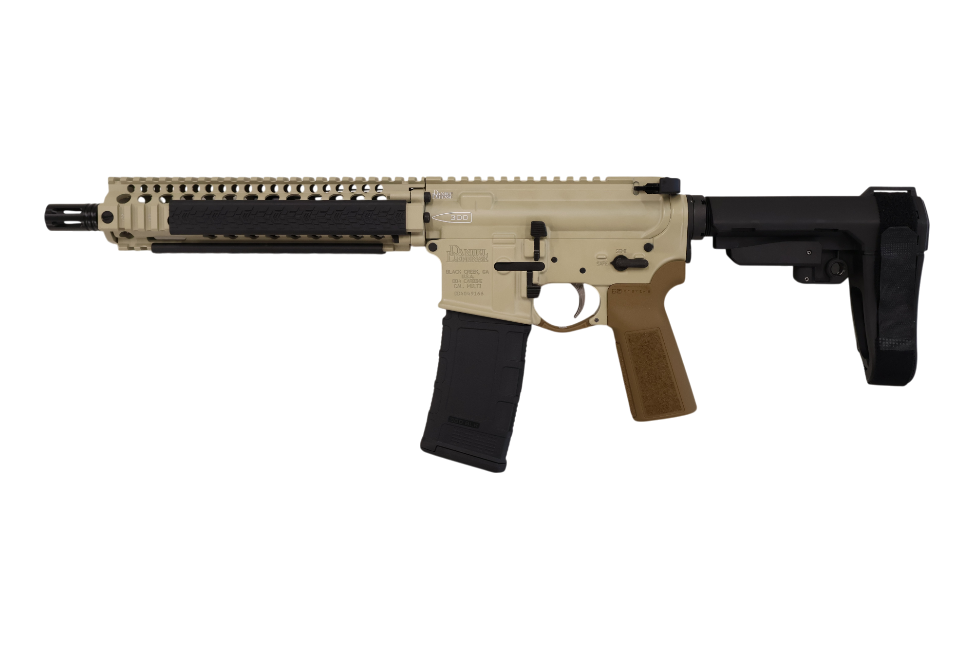 Daniel Defense MK18 Elite 300BLK Pistol 10.3" FDE