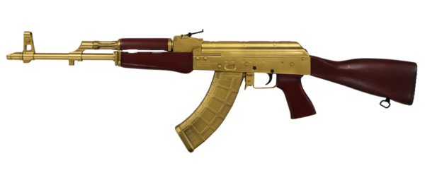 BSR47 Bulgarian AKM Pattern Rifle 7.62x39 Red Star Red/Gold
