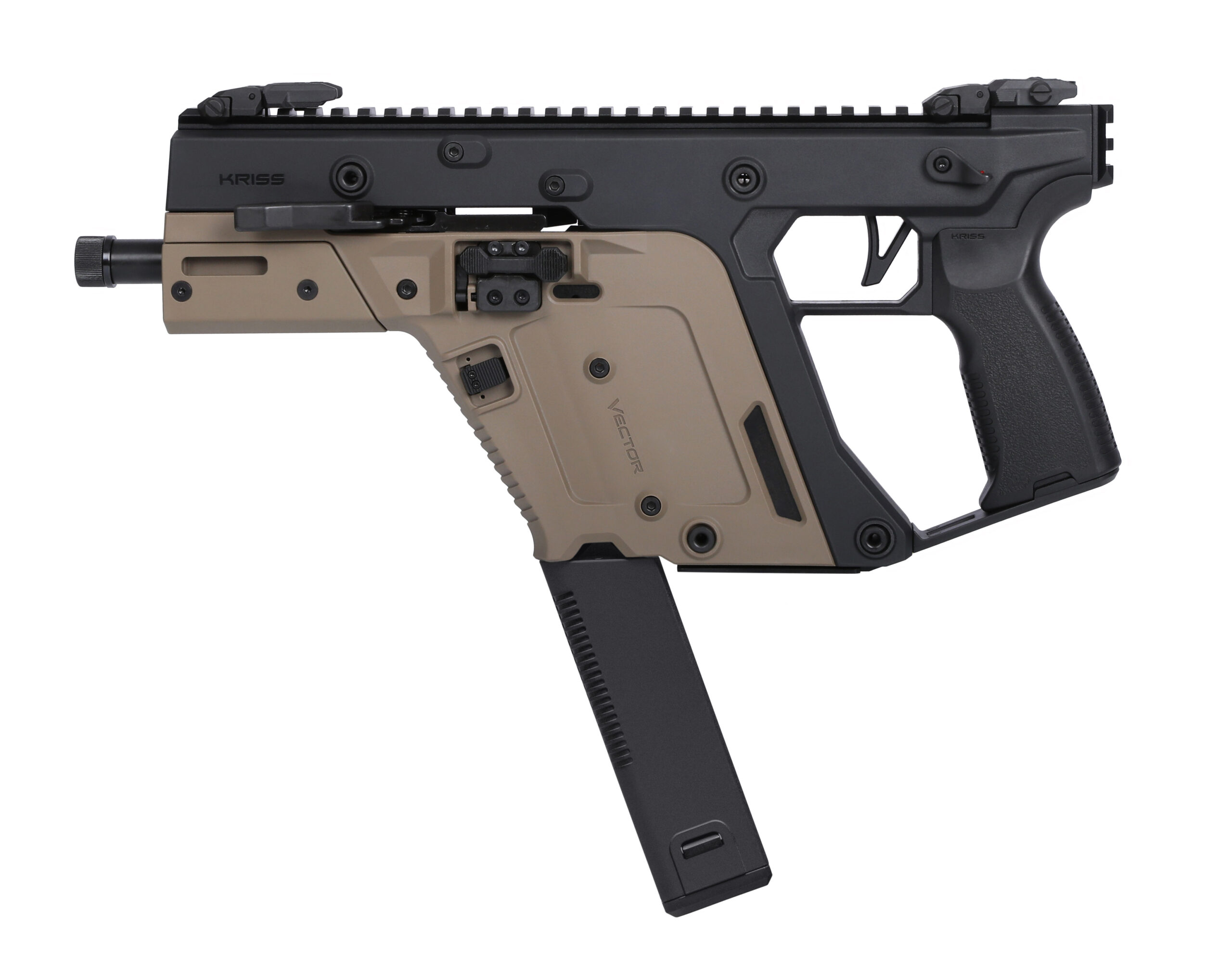 KRISS USA Vector SDP G3 .45 ACP Pistol Black/FDE 5.5"
