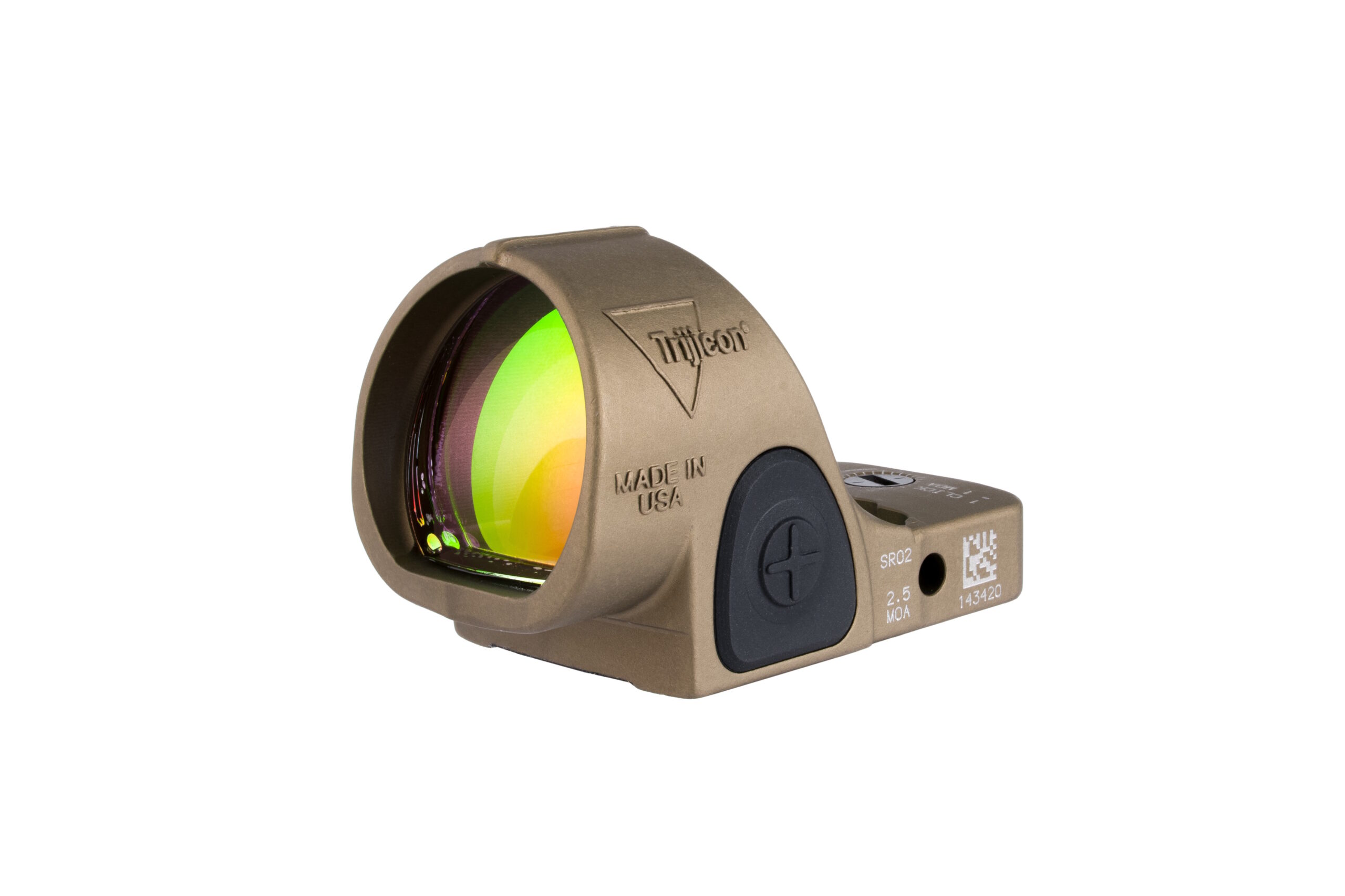 TRIJICON SRO ADJ SIGHT LED 1MOA RD BRWN