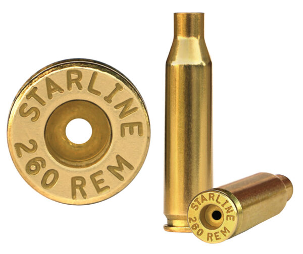 Starline Brass 260REMEUP50 Unprimed Cases  Rifle 260 Rem 50 Per Bag