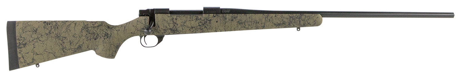 Howa HHS62503 M1500 HS Precision 6.5 Creedmoor 5+1 22" Barrel, Black Metal Finish, Green Black Webbed Fixed HS Precision Stock