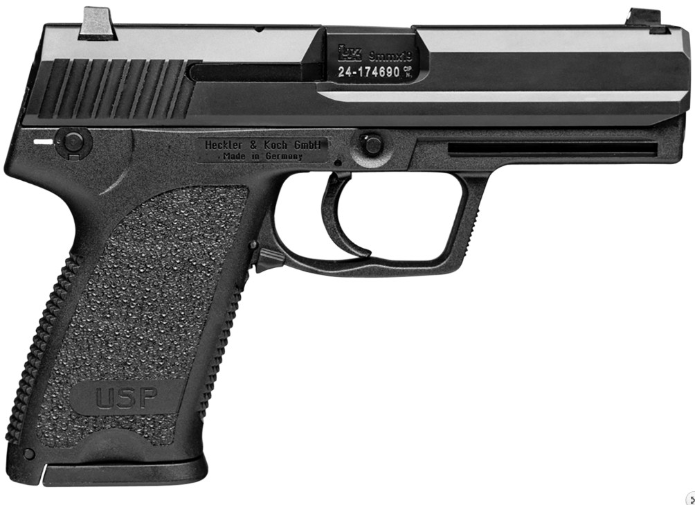 USP9 FS V7 LEM 4.25" 9mm Black (2) 10-rd