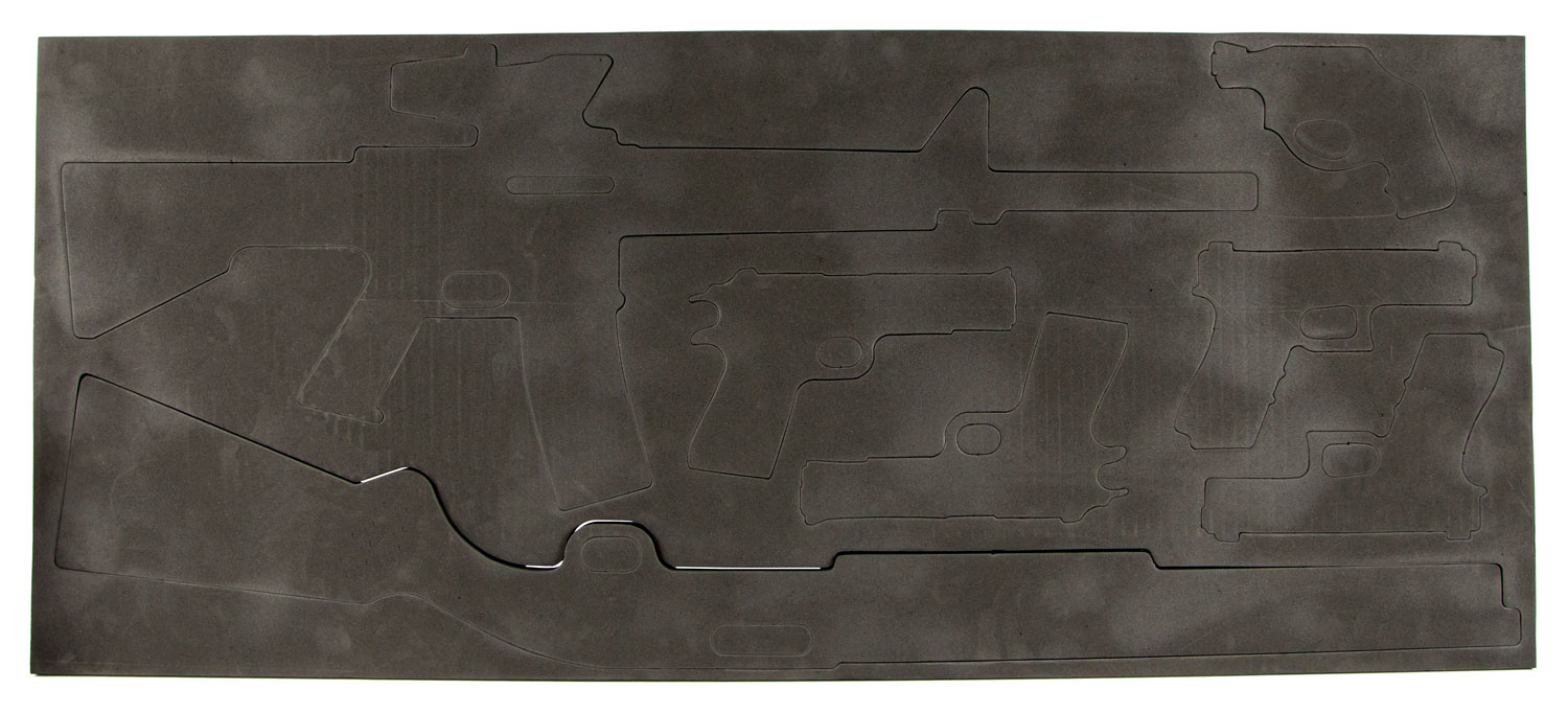 Hornady 98251 Foam Gun Sheet 40" x 18" x 1.2" Black