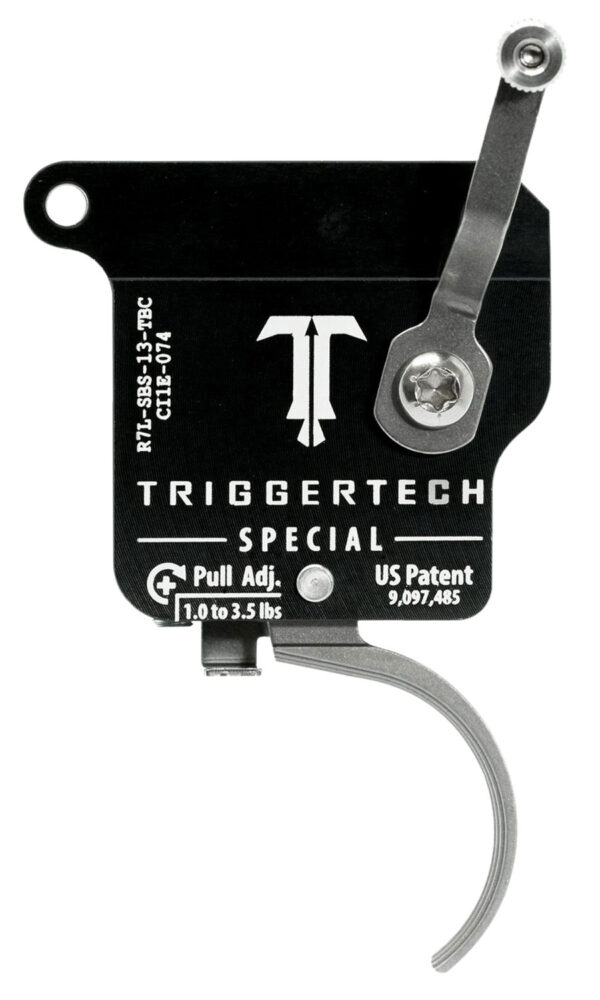 TriggerTech R7LSBS13TBC Special  Single-Stage Traditional Curved Trigger with 1-3.50 lbs Draw Weight for Remington 700 Left