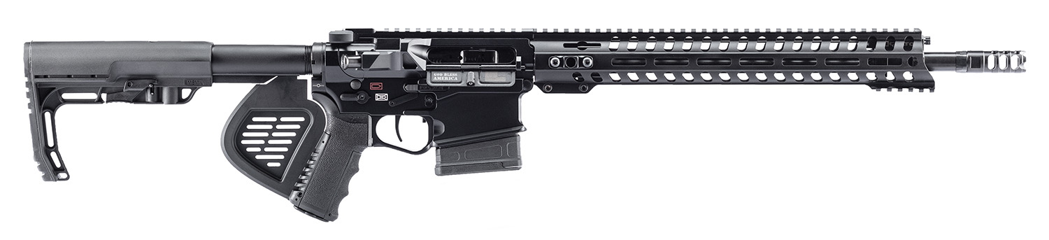 Patriot Ordnance Factory 01666 Revolution *CA Compliant 308 Win,7.62x51mm NATO 16.50" 10+1 Black Hard Coat Anodized Rec Black Polymer 6 Position MFT BMS Minimalist Stock Black Polymer Grip