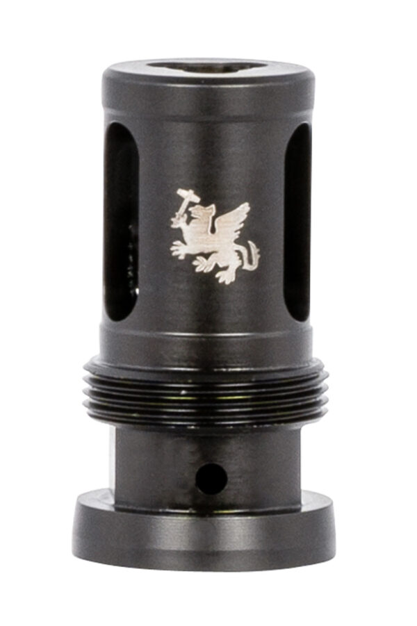 Griffin Armament TMHC305824 Taper Mount Hammer Comp Black 17-4 Stainless Steel with 5/8"-24 tpi Threads, 1.94" OAL & 1.08" Diameter for 30 Cal