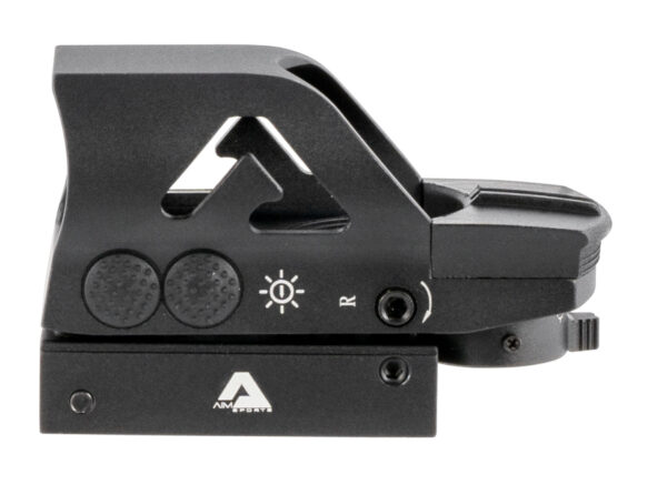 Aim Sports RT506C Full-Size Reflex Sight 1x34mm Red/Green Multi Reticle Matte Black