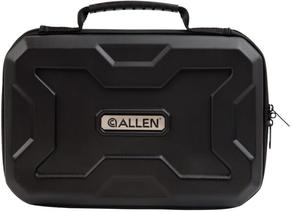 Allen EXO 8212 Handgun Case 12" Black Polymer with Egg Crate Foam