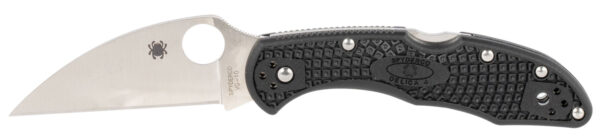 Spyderco C11FPWCBK Delica 4 Lightweight 2.87" Folding Wharncliffe Plain VG-10 SS Blade Black  Textured FRN Handle Includes Pocket Clip