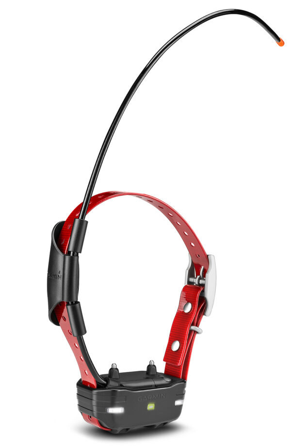 Garmin 0100120920 TB10 Dog Device Collar Red w/Tri-Tronics, Remote Operated LED Beacon Lights, Built-In BarkLimiter Rechargeable Li-ion 4 Mile Range
