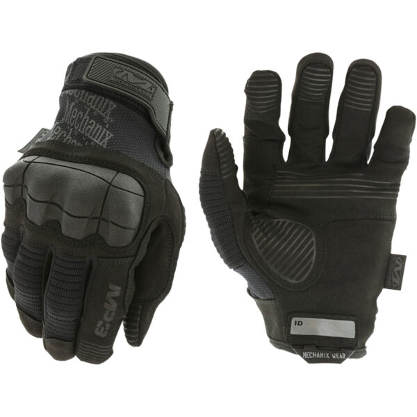 Mechanix Wear MP355012 M-Pact 3  Black Synthetic Leather 2XL Velcro Closure