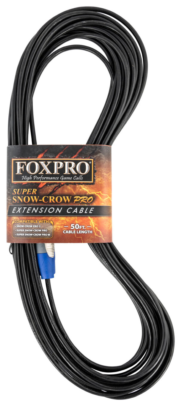 Foxpro CBL50FTSCP2SSCP Speaker Extension Cable  50' Black for FoxPro Super Snow Crow Pro & Snow Crow Pro 2