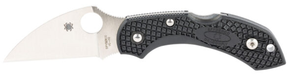 Spyderco C28FPWCBK2 Dragonfly 2 Lightweight 2.28" Folding Wharncliffe Plain VG-10 SS Blade Black Bi-Directional Texturing FRN Handle Includes Pocket Clip