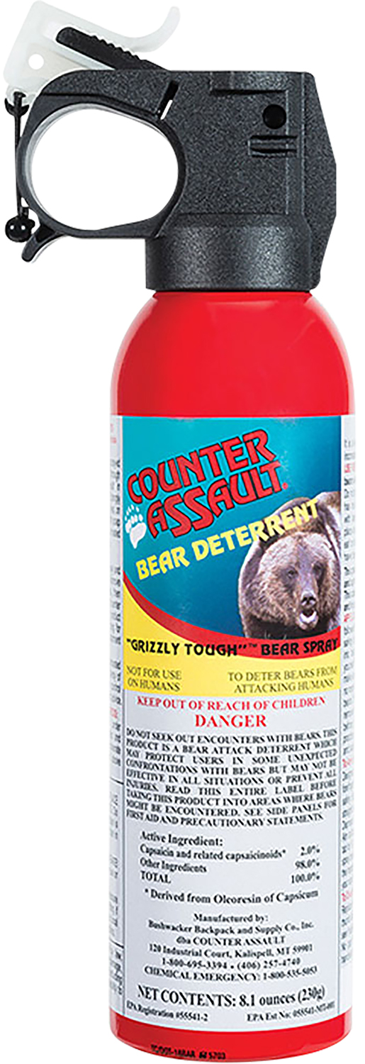 Counter Assault 15067024 Bear Spray  Capsaicin Range 32 ft-7 Seconds 8.10 oz