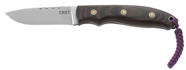 CRKT 2861 Hunt'N Fisch  2.99" Fixed Plain Satin 9Cr18MoV SS Blade/Multi-Color G10 Handle Includes Lanyard/Sheath