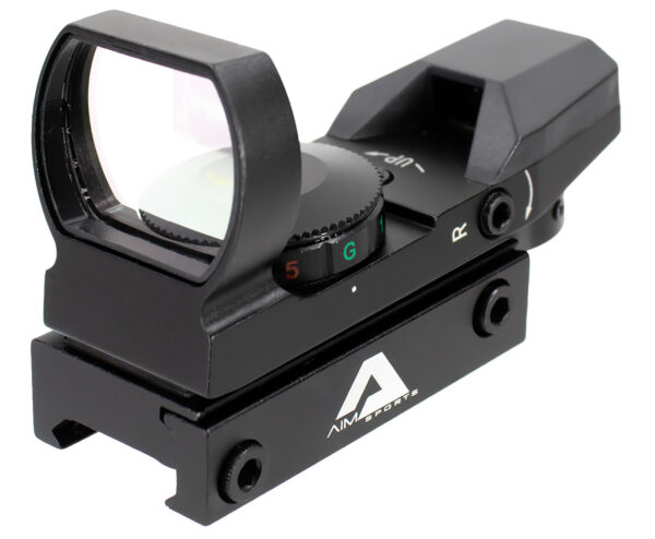 Aim Sports RT4S01 Reflex Sight Special Ops Edition 1x 24mm Red/Green Multi-Reticle Matte Black