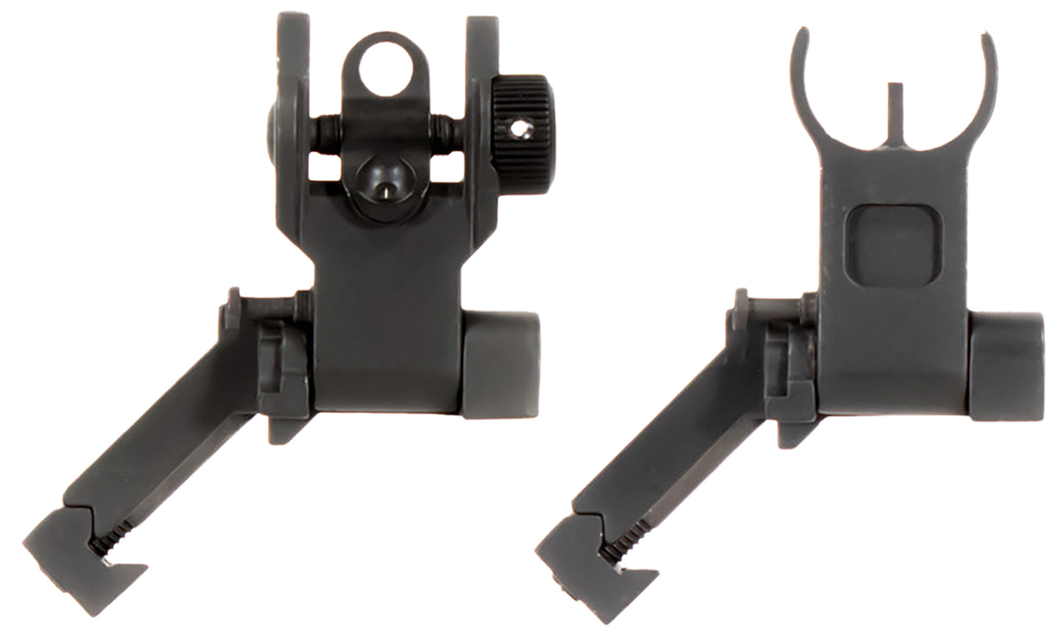 Aim Sports MT45FS AR-15 45-Degree Flip-Up Sight Set Black Anodized