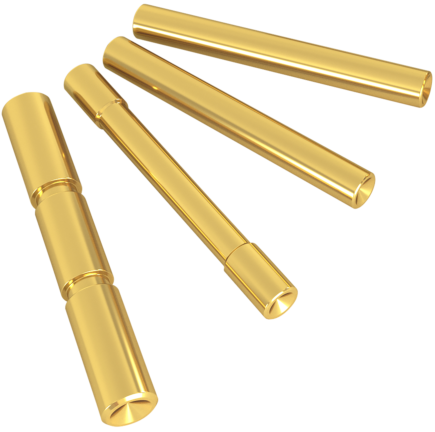 Cross Armory CRG4PSGD 4 Pin Set Dimpled Compatible w/Glock Gen4 Gold 4140 Steel Pistol