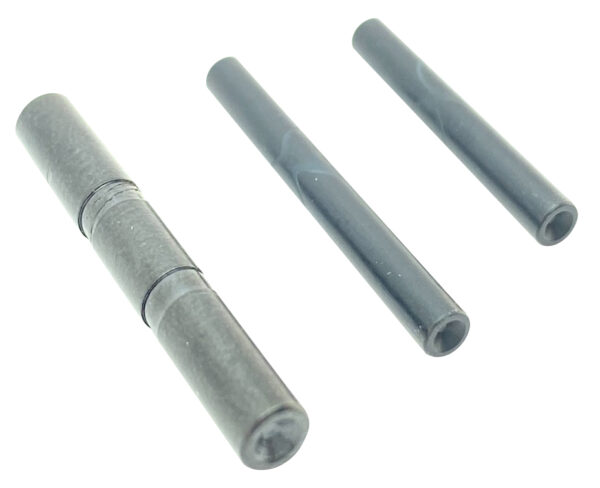 Cross Armory CRG5PSBK 3 Pin Set Dimpled Compatible w/Glock 17/19/26/34 Gen5 Black Steel