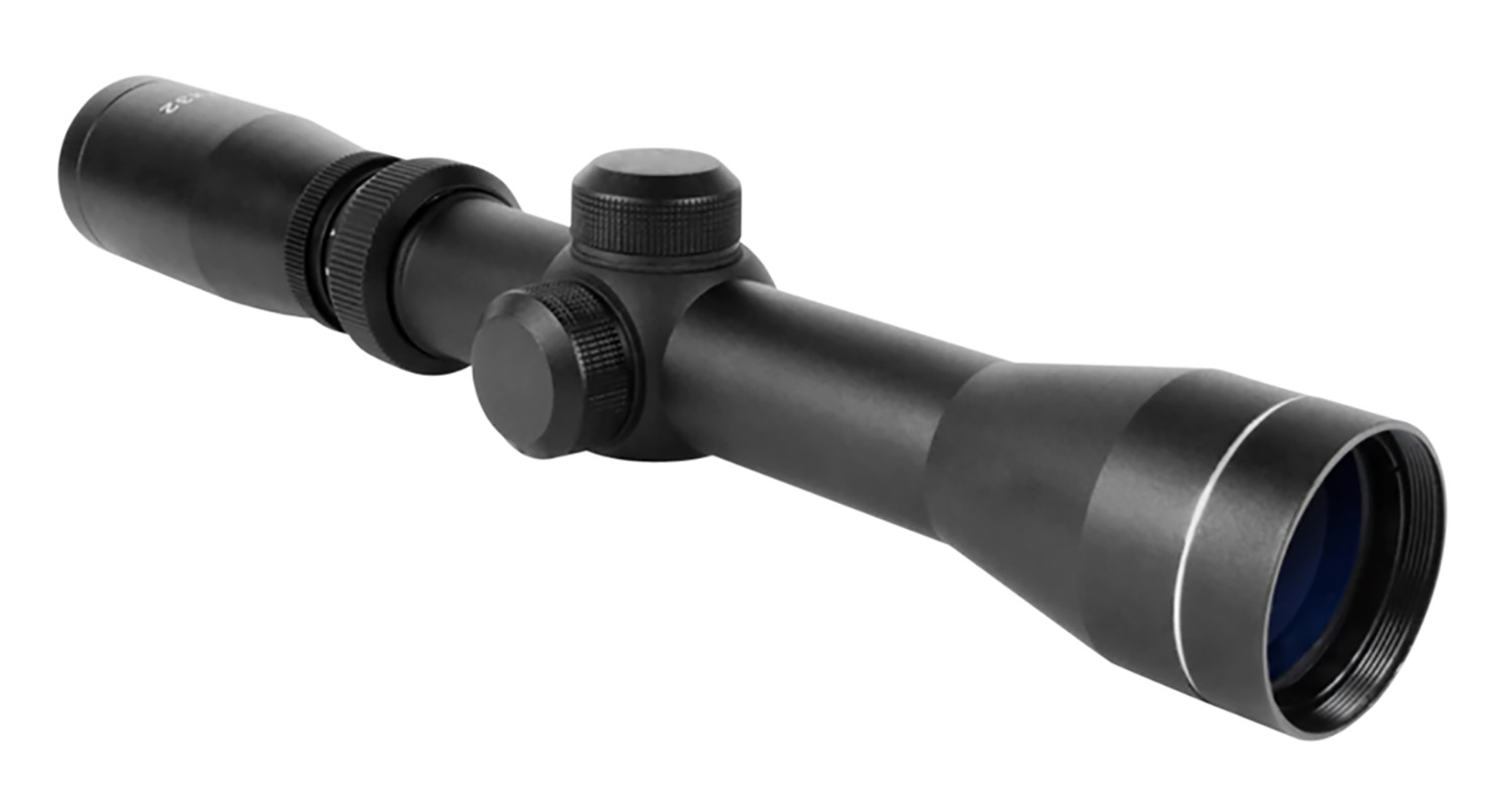 Aim Sports Scout 2-7x32mm Long Eye Relief Rifle Scope with Duplex Reticle, Black Anodized