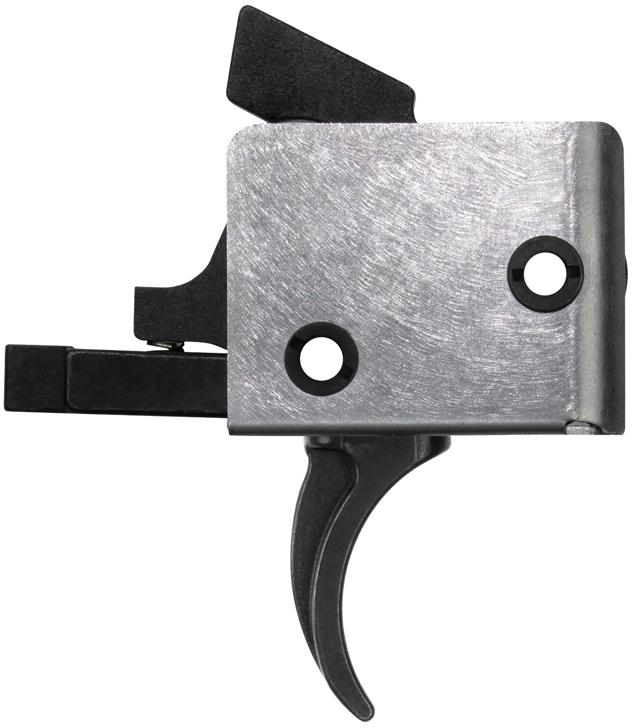 CMC Triggers 91505 Drop-In  Single-Stage Curved Trigger w/ 3-3.50 lbs Draw Weight, Large Pin model with Black Finish