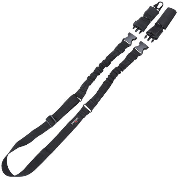 Tac Six 8911 Citadel Single & Double Point Sling Black Webbing 50" OAL Single to Two Point MSR