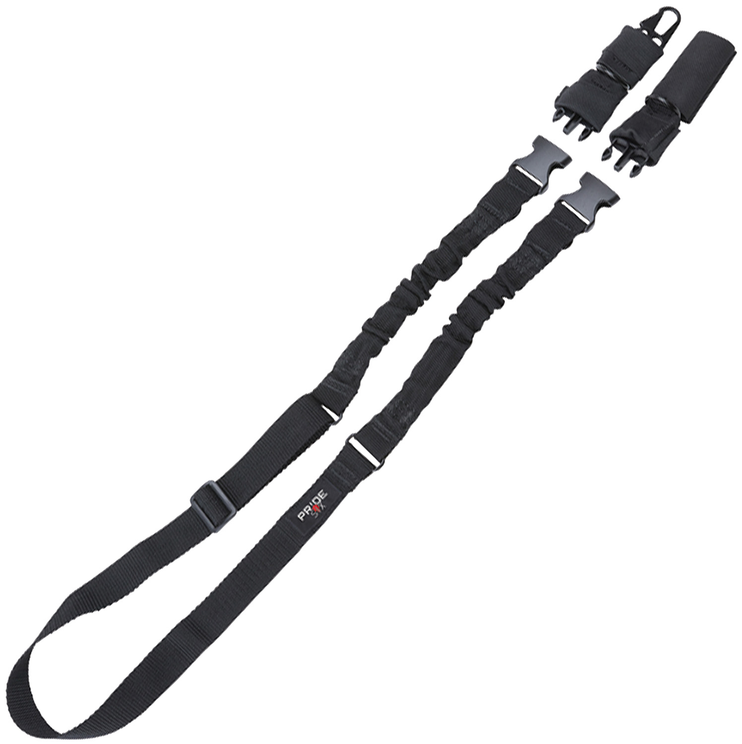 Tac Six 8911 Citadel Single & Double Point Sling Black Webbing 50" OAL Single to Two Point MSR