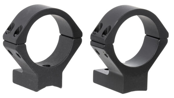 Talley 840705 Scope Mount/Ring Combo  Black Anodized Aluminum 34mm Tube Weatherby Mark V Medium Rings Magnum Action 0 MOA