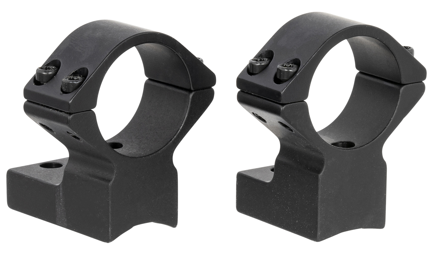 Talley 95X702 Scope Mount/Ring Combo  Black Aluminum 1" Tube Winchester Model 70 High Rings 0 MOA