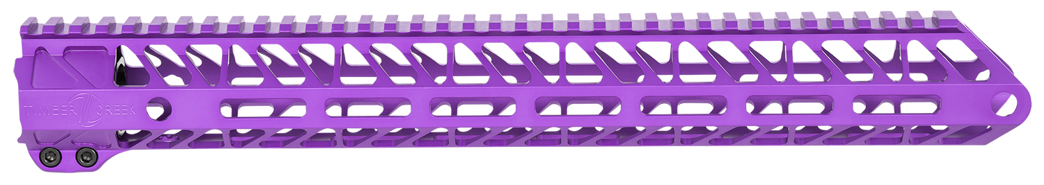 Timber Creek Outdoors ME15HGPPA Enforcer 15 Inch Hand Guard M-LOK  Purple Anodized