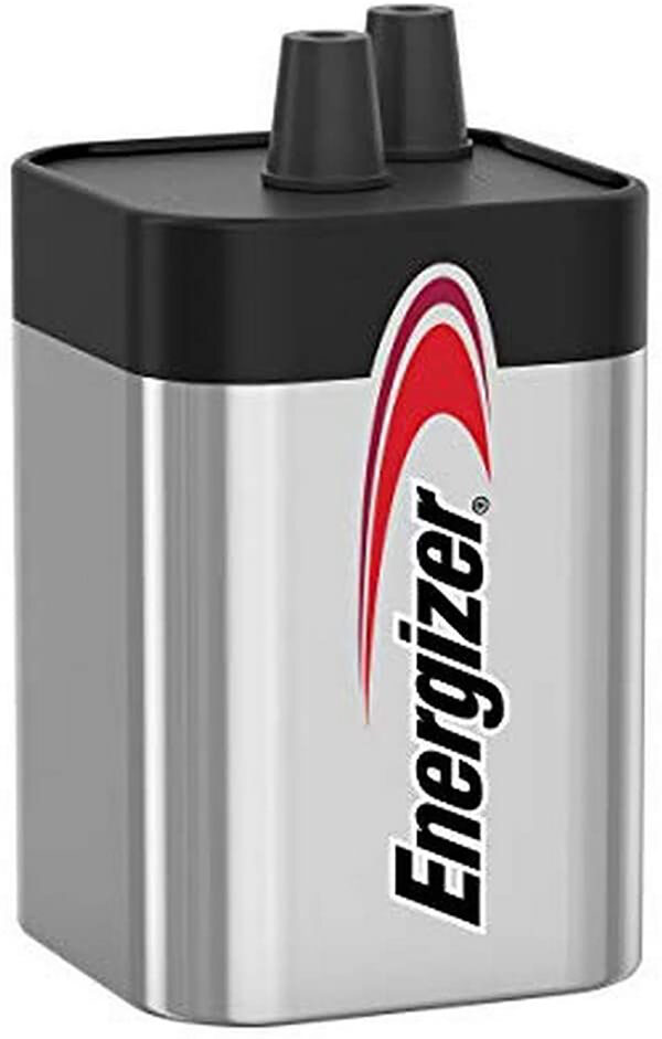 Energizer 5291D5 Lantern Battery  Black & Silver 6.0 Volts, 17,500 mAh