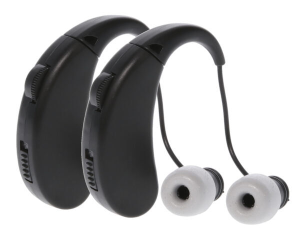 Walker's GWPRCHUE2PK Ultra Ear BTE Hearing Enhancer 22 dB Behind the Ear Rechargeable 2 Pack