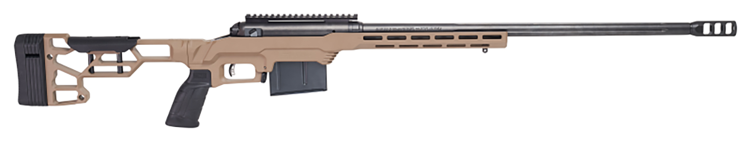 Savage Arms 110 Precision Left Hand 6.5 PRC 24" Bolt-Action Rifle – MDT LSS XL Chassis, Flat Dark Earth