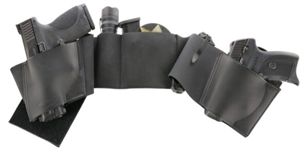 Galco UWBKLG2 UnderWraps 2.0 Black Large Leather/Nylon Handgun