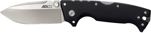 Cold Steel CS28DD AD-10  4" Folding Drop Point Plain S35VN SS Blade/Black G10 Handle Includes Pocket Clip