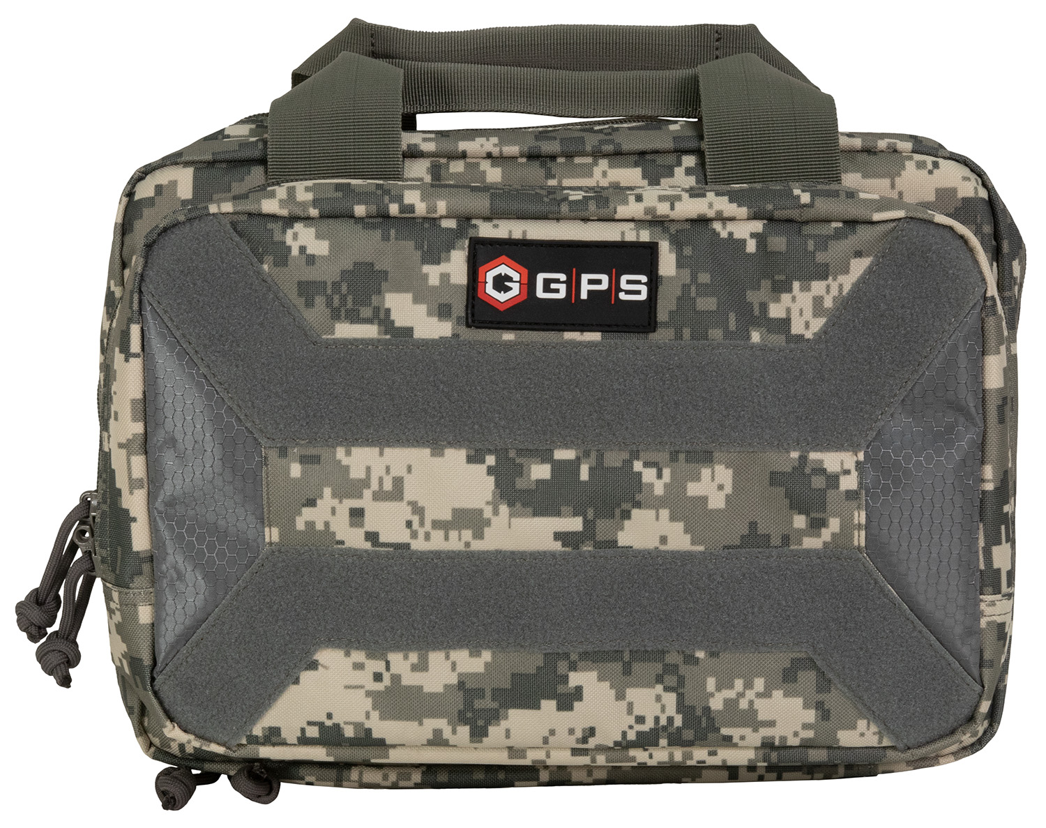 GPS Bags PC15ACU Pistol Case  Gray Digital 600D Polyester Holds 1 Handgun