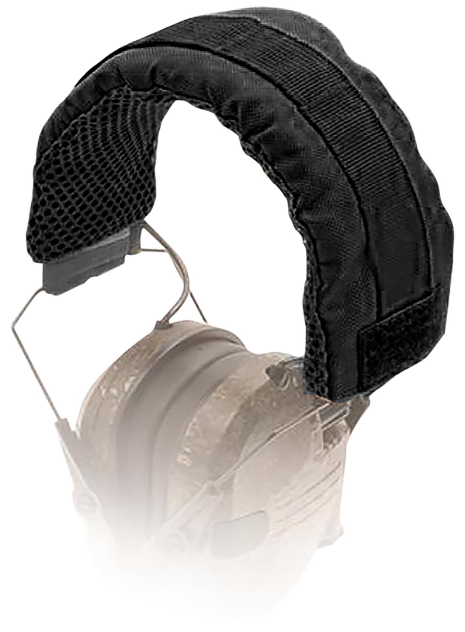 Walker's GWPHDBNDV Razor Headband Wrap Nylon Black with Molle Webbing