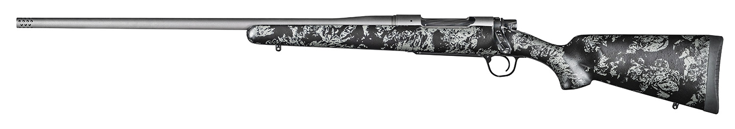 Christensen Arms 8010111900 Mesa FFT 300 Win Mag 3+1 22" Threaded Barrel, Tungsten Gray Cerakote, Black with Gray Webbing Stock, Left Hand