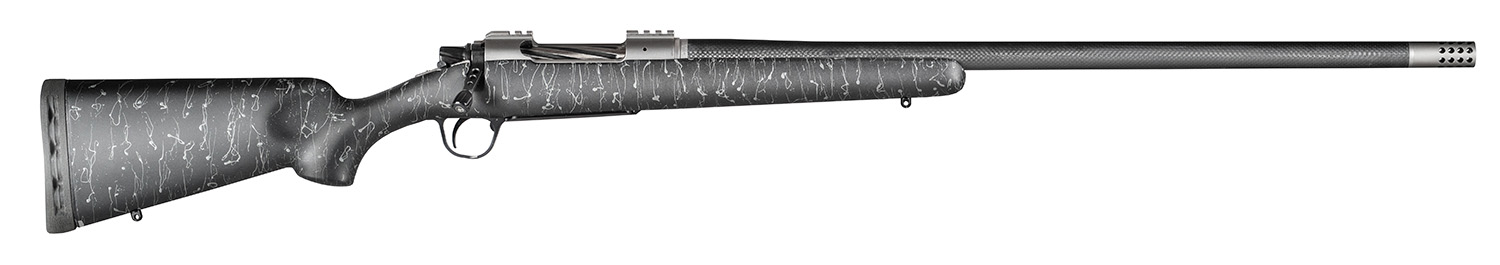 Christensen Arms CA10268315331 Summit TI  Full Size 7mm Rem Mag 3+1, 26" Natural Titanium Steel Threaded Barrel, Natural Titanium Aluminum Receiver, Black w/Gray Webbing Fixed Sporter Stock