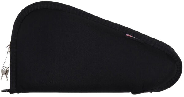 Allen 7413 Locking Handgun Case Black Endura, YKK Zippers & Foam Padding Includes 2 Keys 13" L