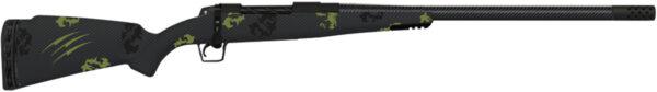 Fierce Firearms ROG300PRC24BF Carbon Rogue  Full Size 300 PRC 3+1 24" Carbon Fiber Hand Lapped/Match Grade Threaded Barrel, Black Cerakote Steel Receiver, Forest Camo Fierce Rogue Carbon Fiber Stock