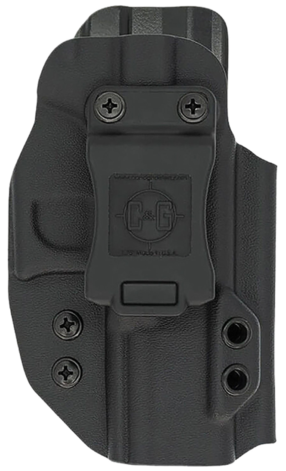 C&G Holsters 0526100 Covert  IWB Black Kydex Belt Clip Fits S&W Shield 9/40