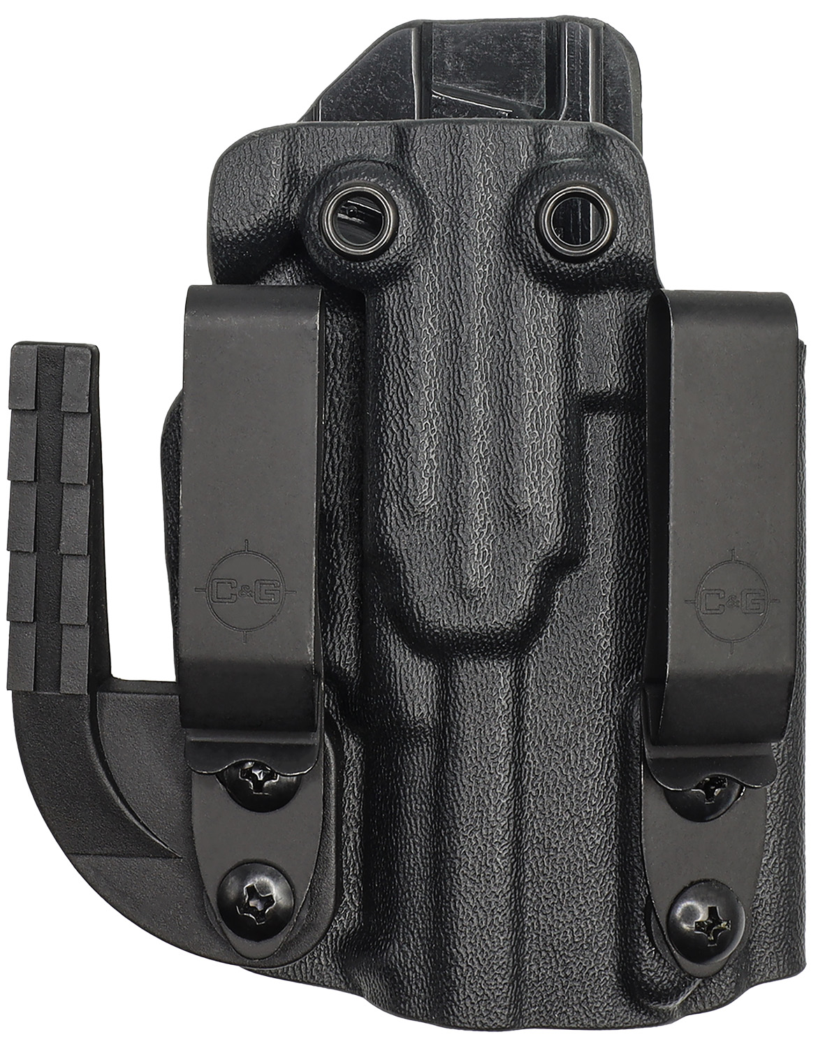 C&G Holsters 0258100 Covert  IWB Black Kydex Belt Clip Fits Sig P365
