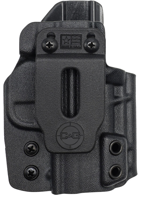 C&G Holsters 0952100 Covert  IWB Black Kydex Belt Clip Fits Springfield Hellcat Right Hand