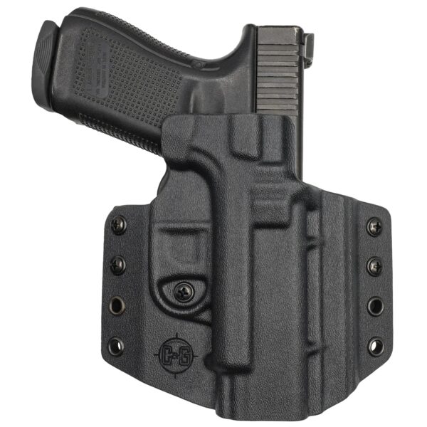 C&G Holsters 1850100 Covert  OWB Black Kydex Belt Loop Fits 1911 Government 5"